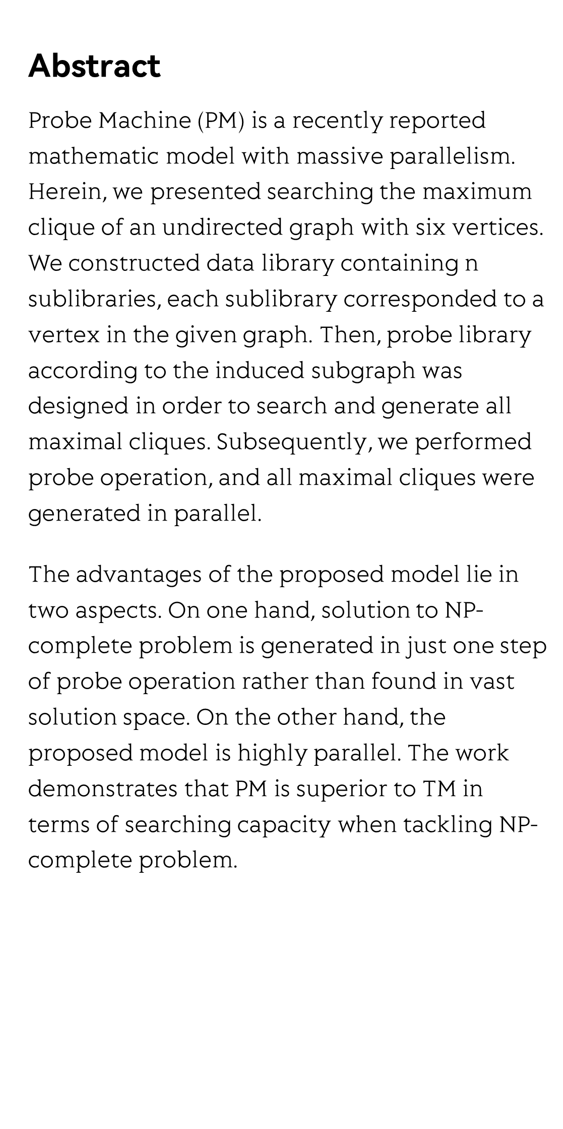 Probe Machine Based Computing Model for Maximum Clique Problem_2