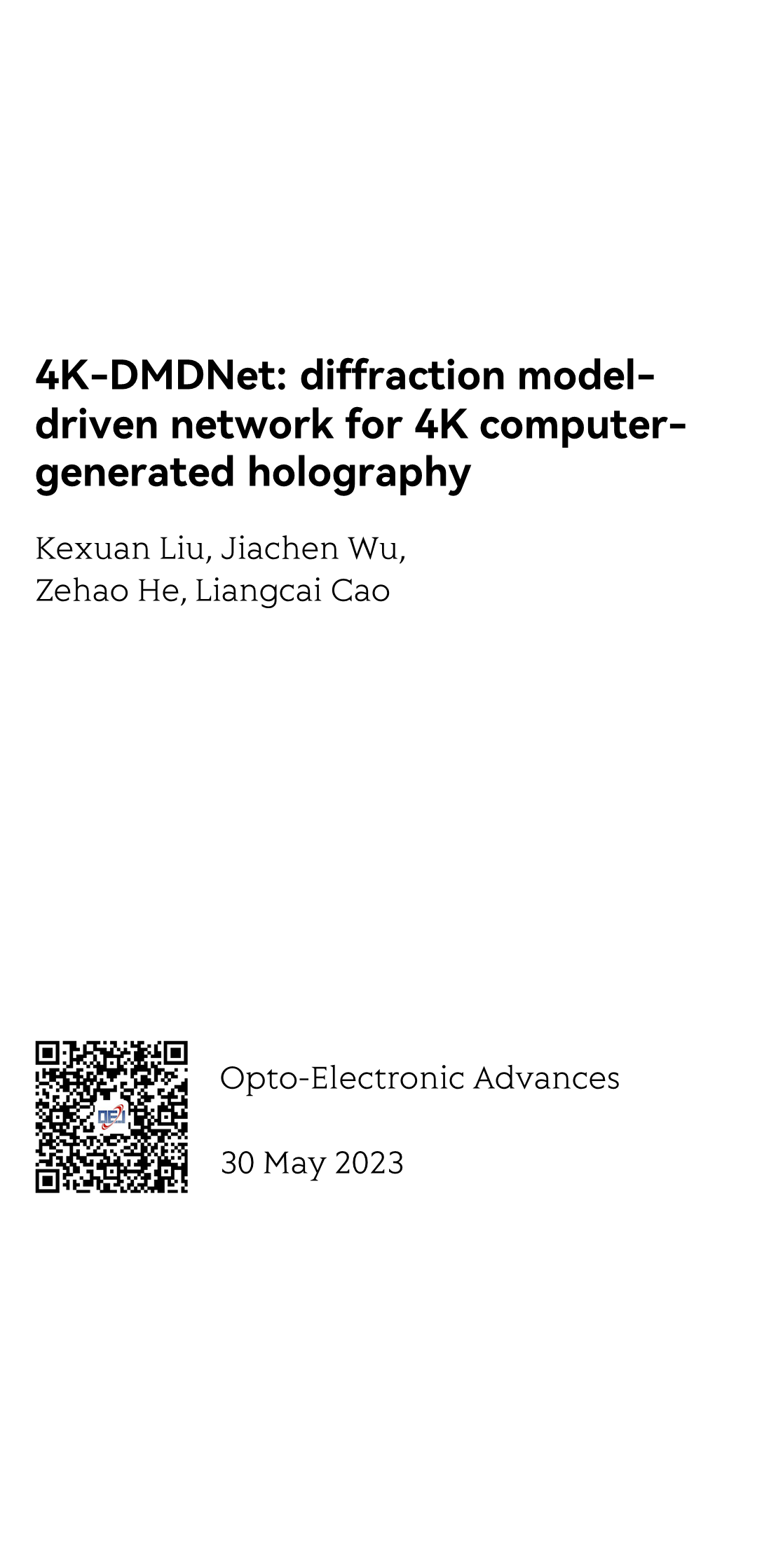 4K-DMDNet: diffraction model-driven network for 4K computer-generated holography_1