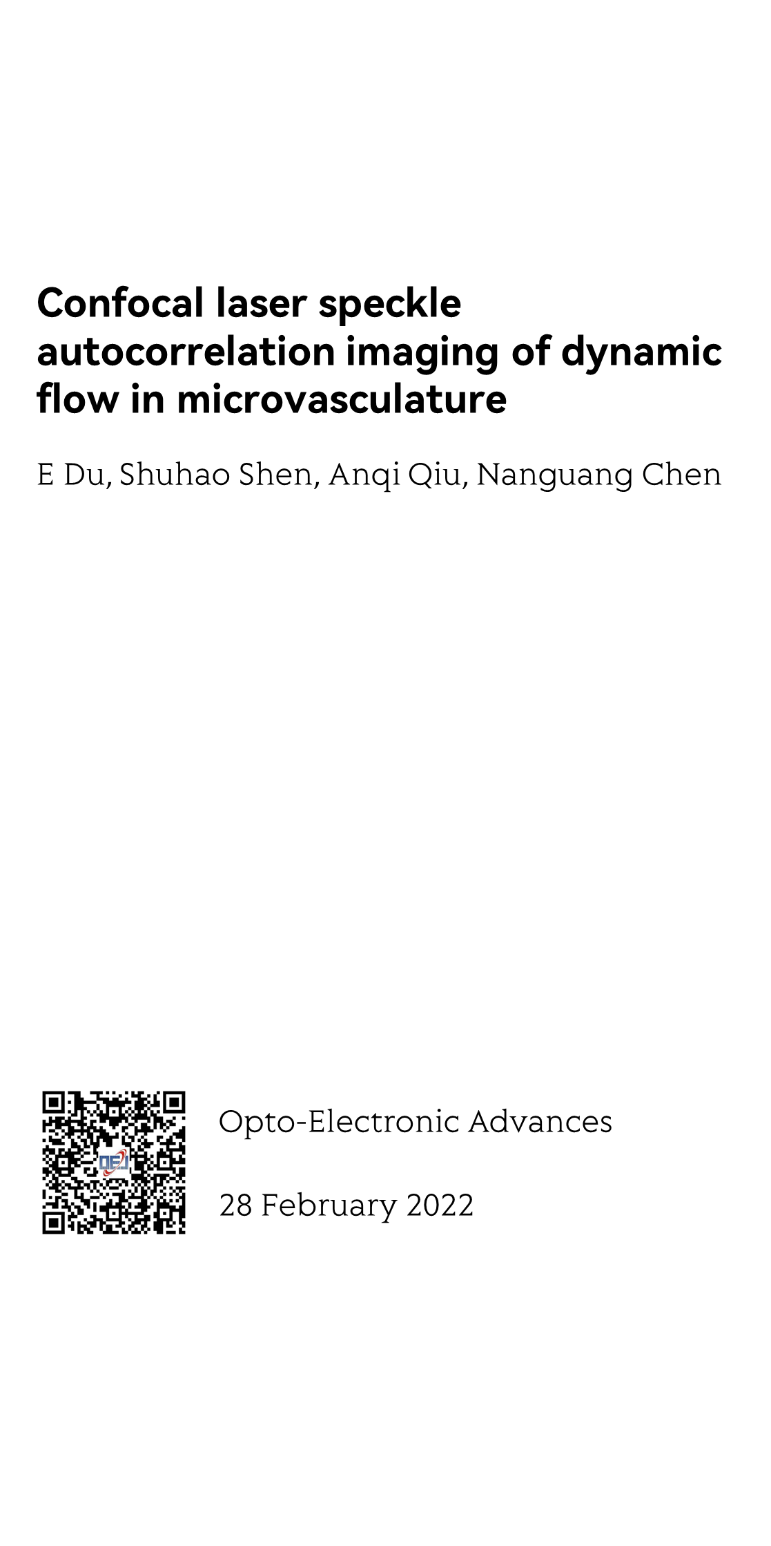 Confocal laser speckle autocorrelation imaging of dynamic flow in microvasculature_1