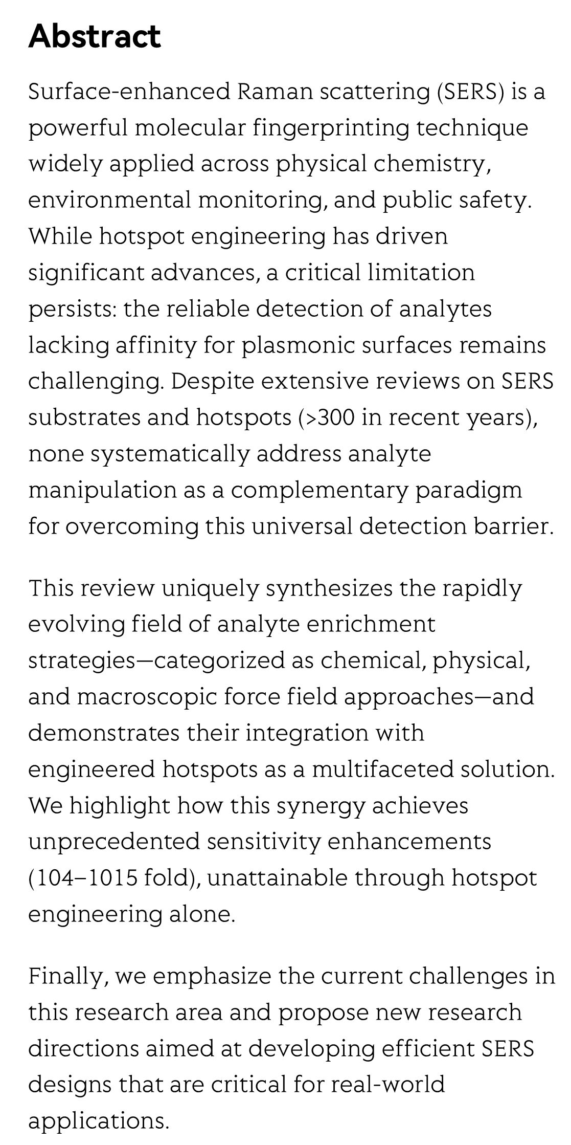 Enrichment strategies in surface-enhanced Raman scattering: theoretical insights and optical design for enhanced light-matter interaction_2