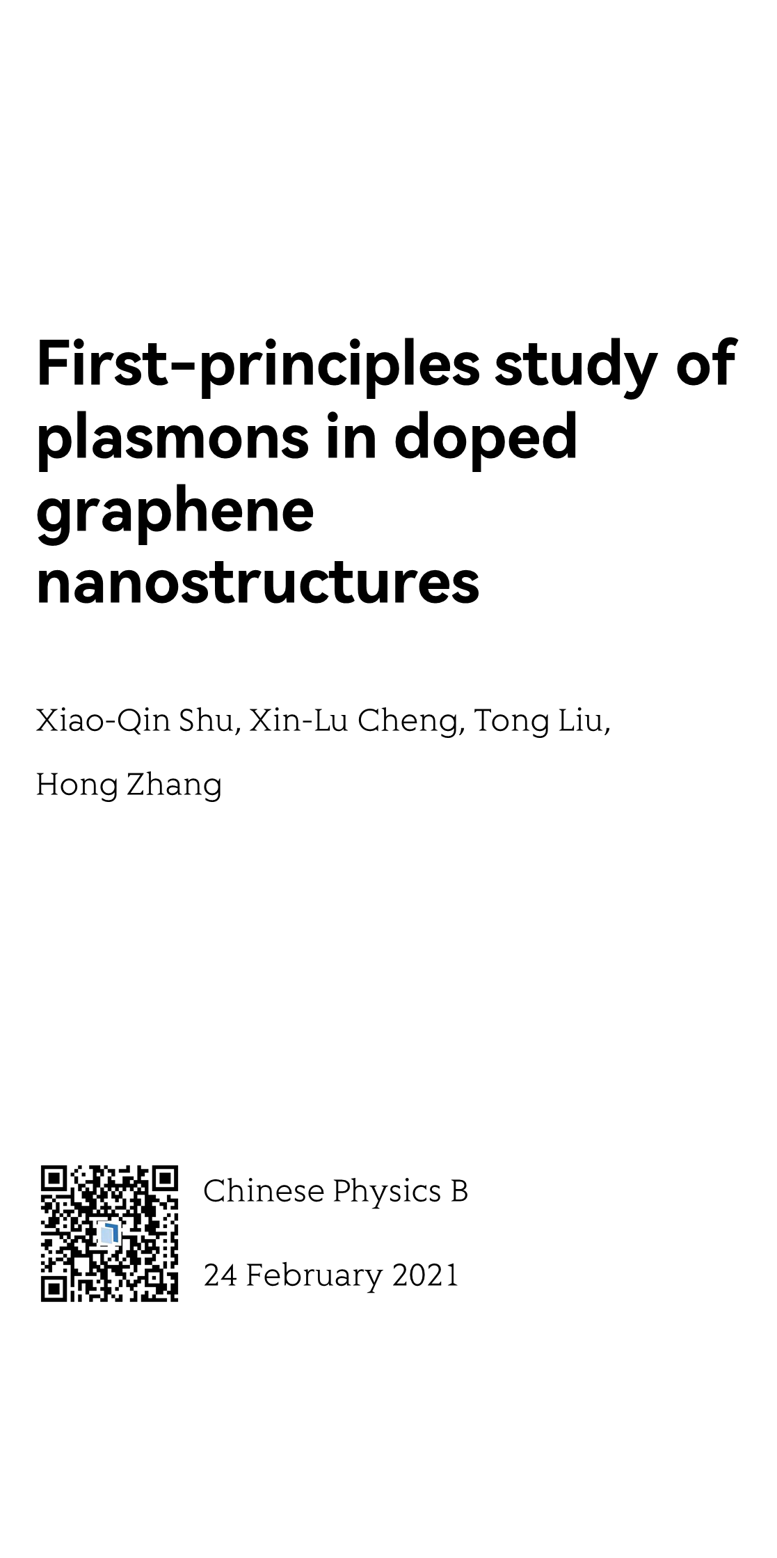 First-principles study of plasmons in doped graphene nanostructures_1