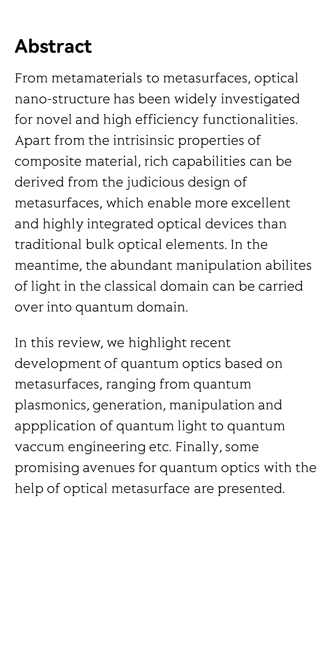 Quantum photonics based on metasurfaces_2