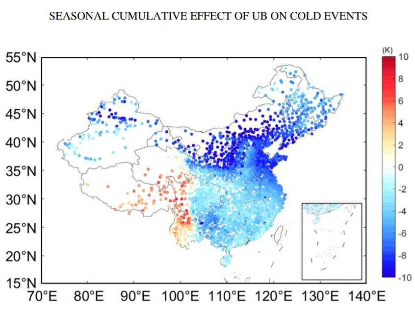 Seasonal Cumulative Effect of Ural Blocking Episodes on the Frequent Cold events in China during the Early Winter of 2020/21_4