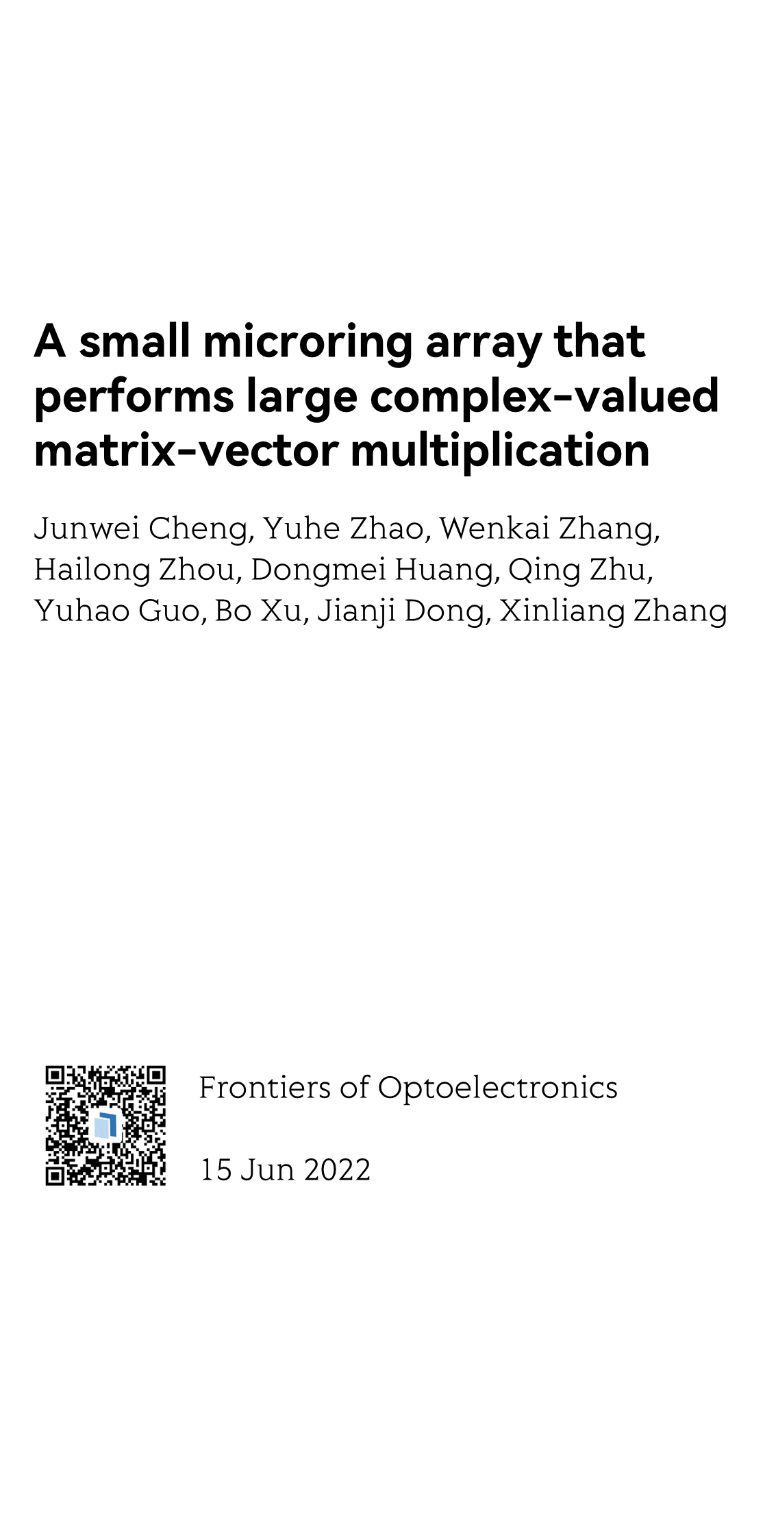 A small microring array that performs large complex-valued matrix-vector multiplication_1