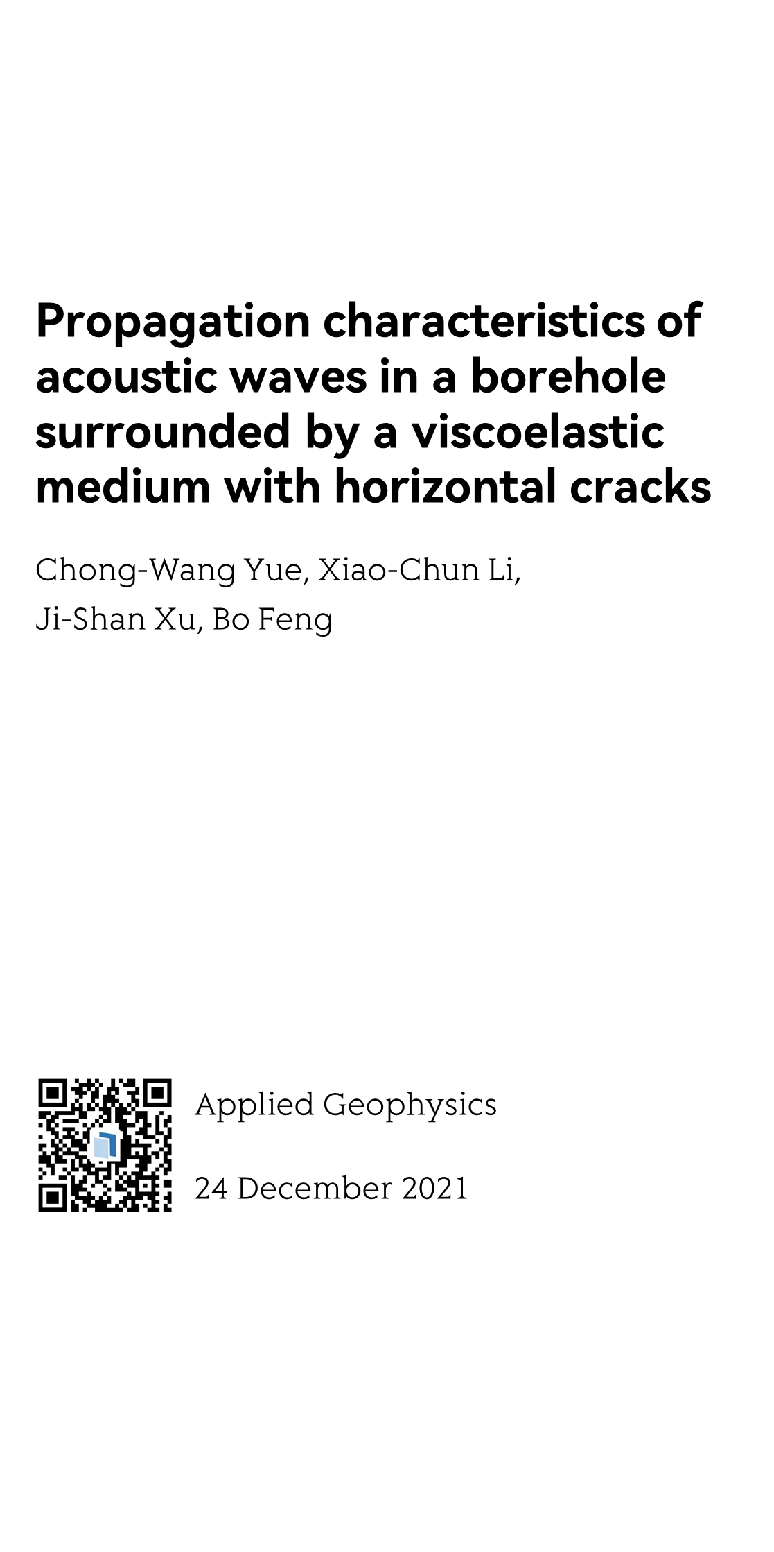 Propagation characteristics of acoustic waves in a borehole surrounded by a viscoelastic medium with horizontal cracks_1
