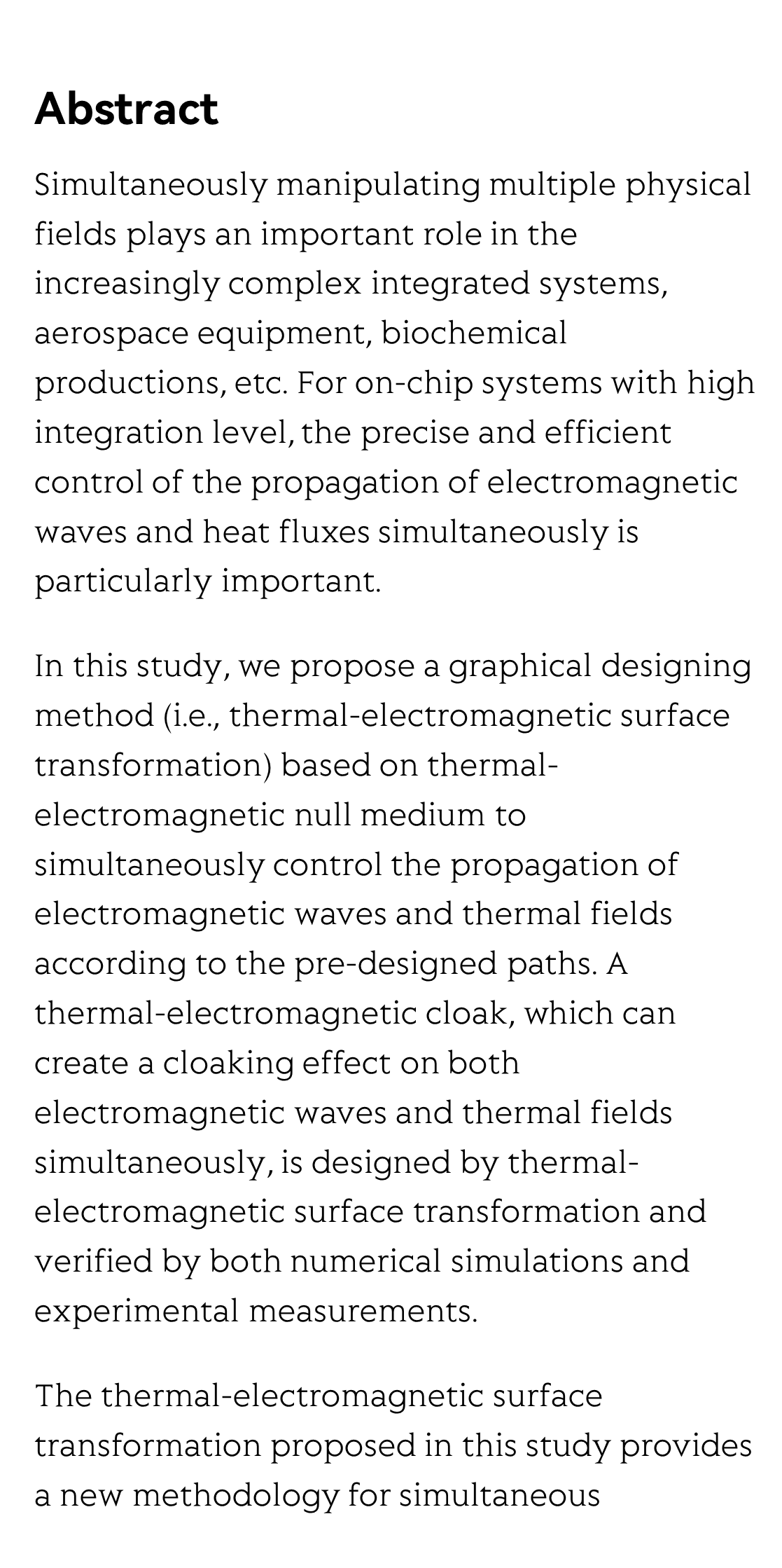 Simultaneously realizing thermal and electromagnetic cloaking by multi-physical null medium_2