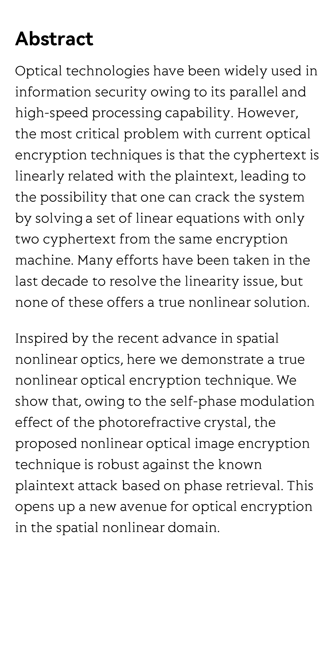 Image encryption using spatial nonlinear optics_2