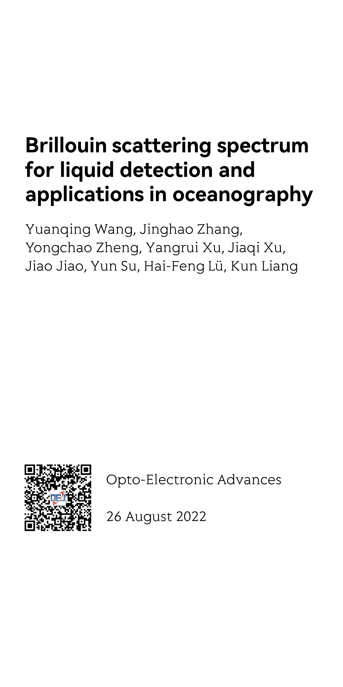 Brillouin scattering spectrum for liquid detection and applications in oceanography_1