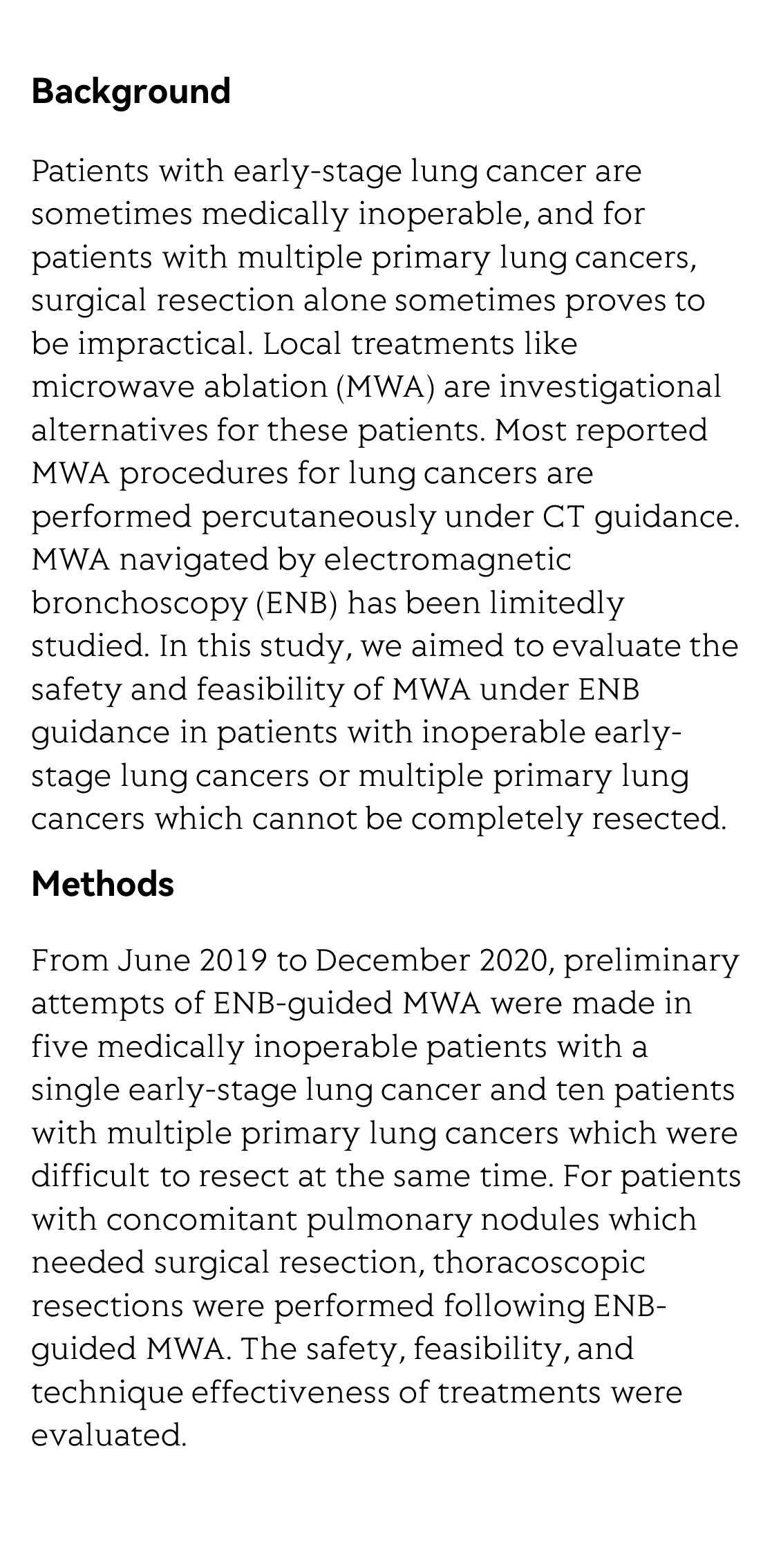 Electromagnetic bronchoscopy guided microwave ablation for early stage lung cancer presenting as ground glass nodule_2