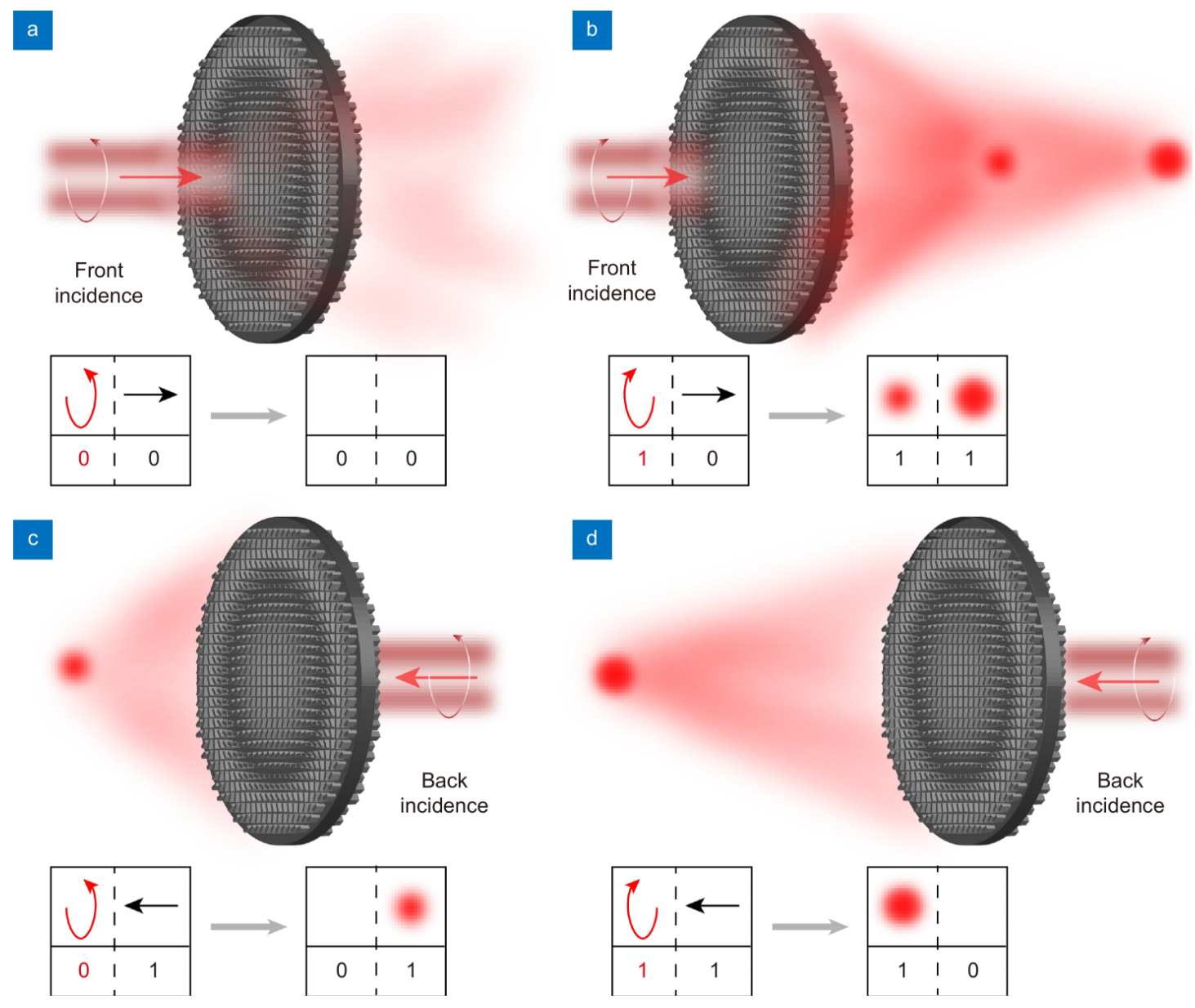 All-optical controlled-NOT logic gate achieving directional asymmetric transmission based on metasurface doublet_3