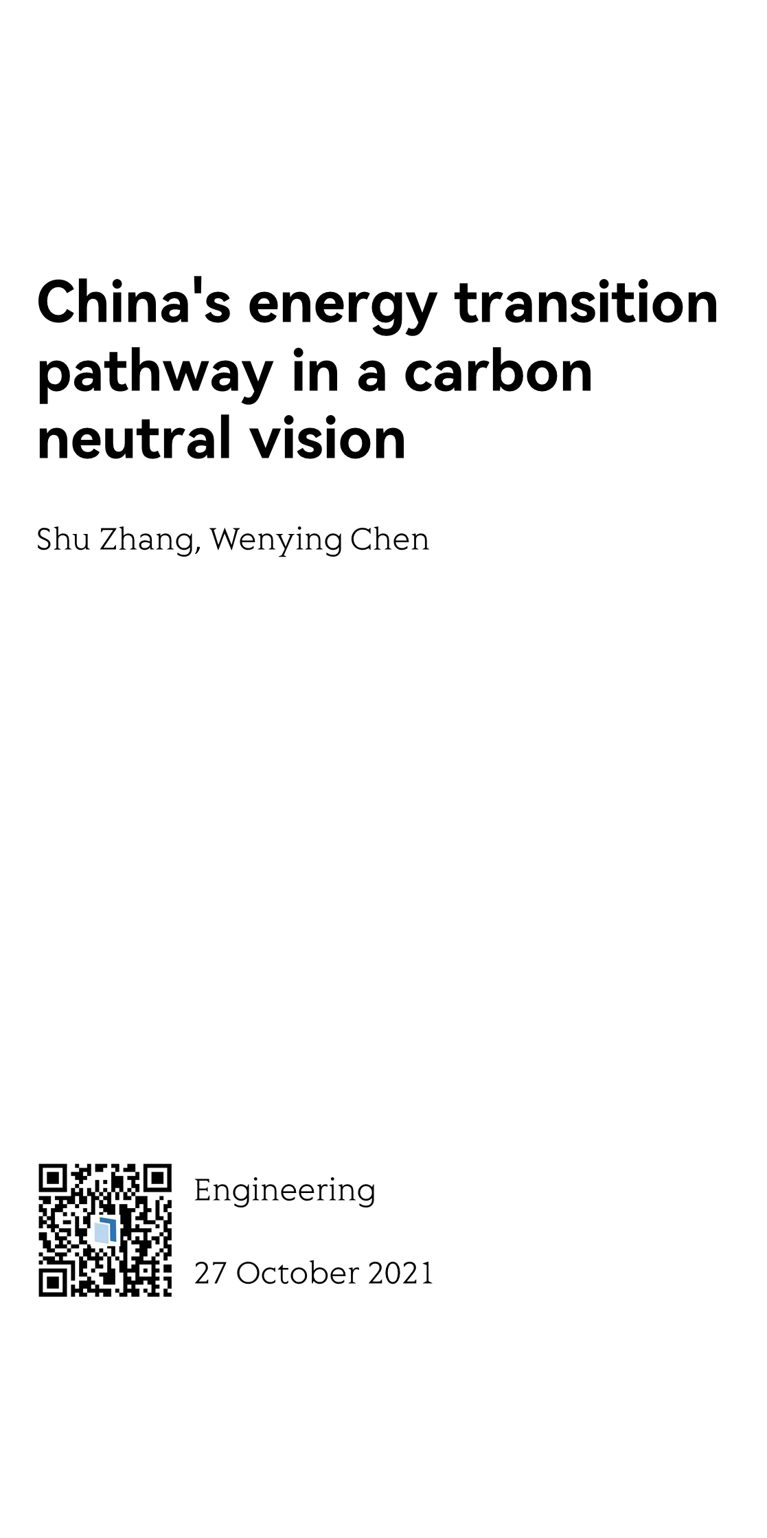China's energy transition pathway in a carbon neutral vision_1