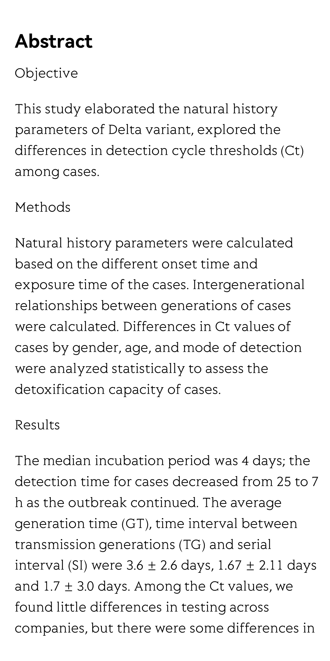 Natural history and cycle threshold values analysis of COVID-19 in Xiamen City, China_2
