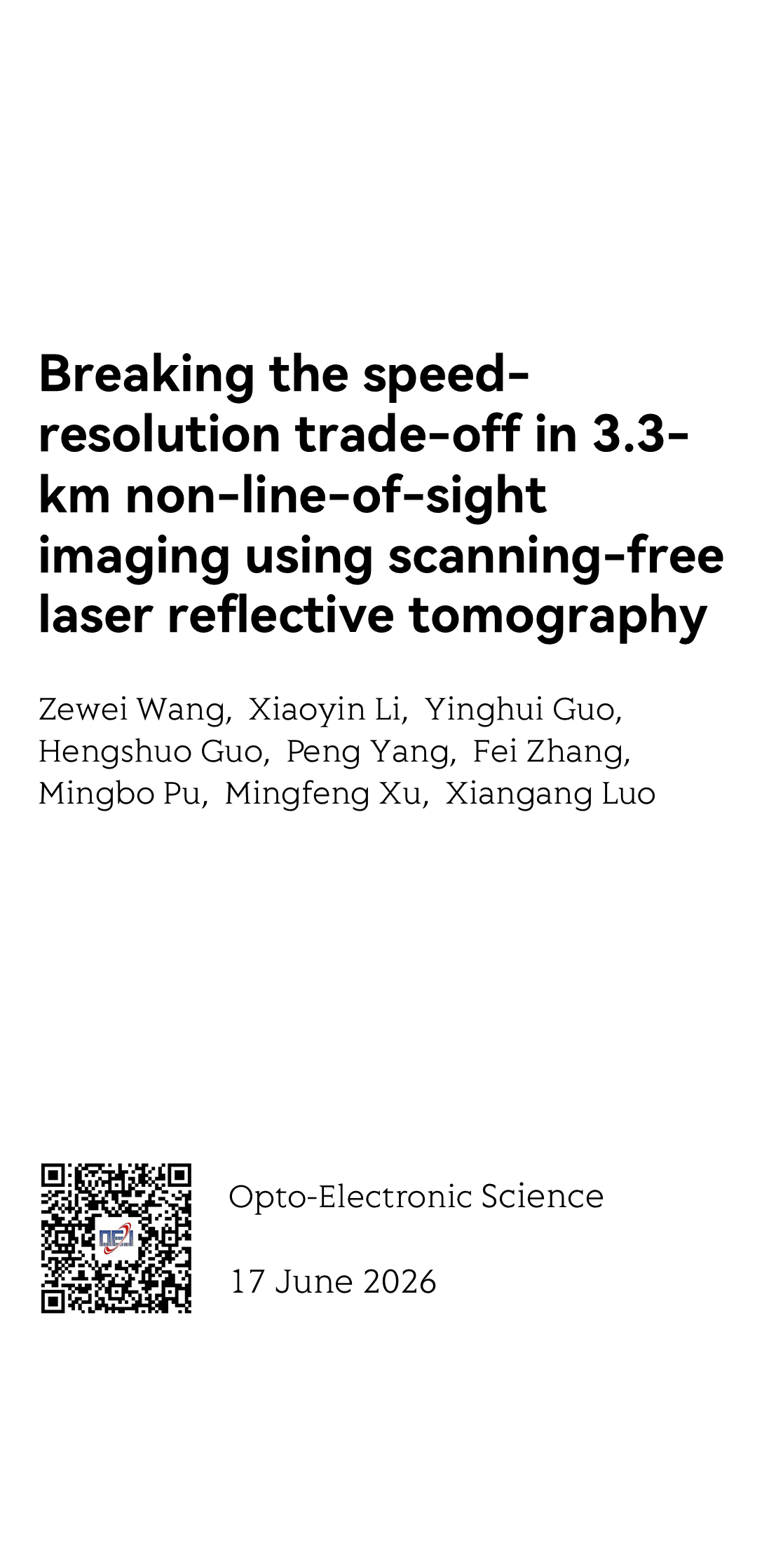 Breaking the speed-resolution trade-off in 3.3-km non-line-of-sight imaging using scanning-free laser reflective tomography_1