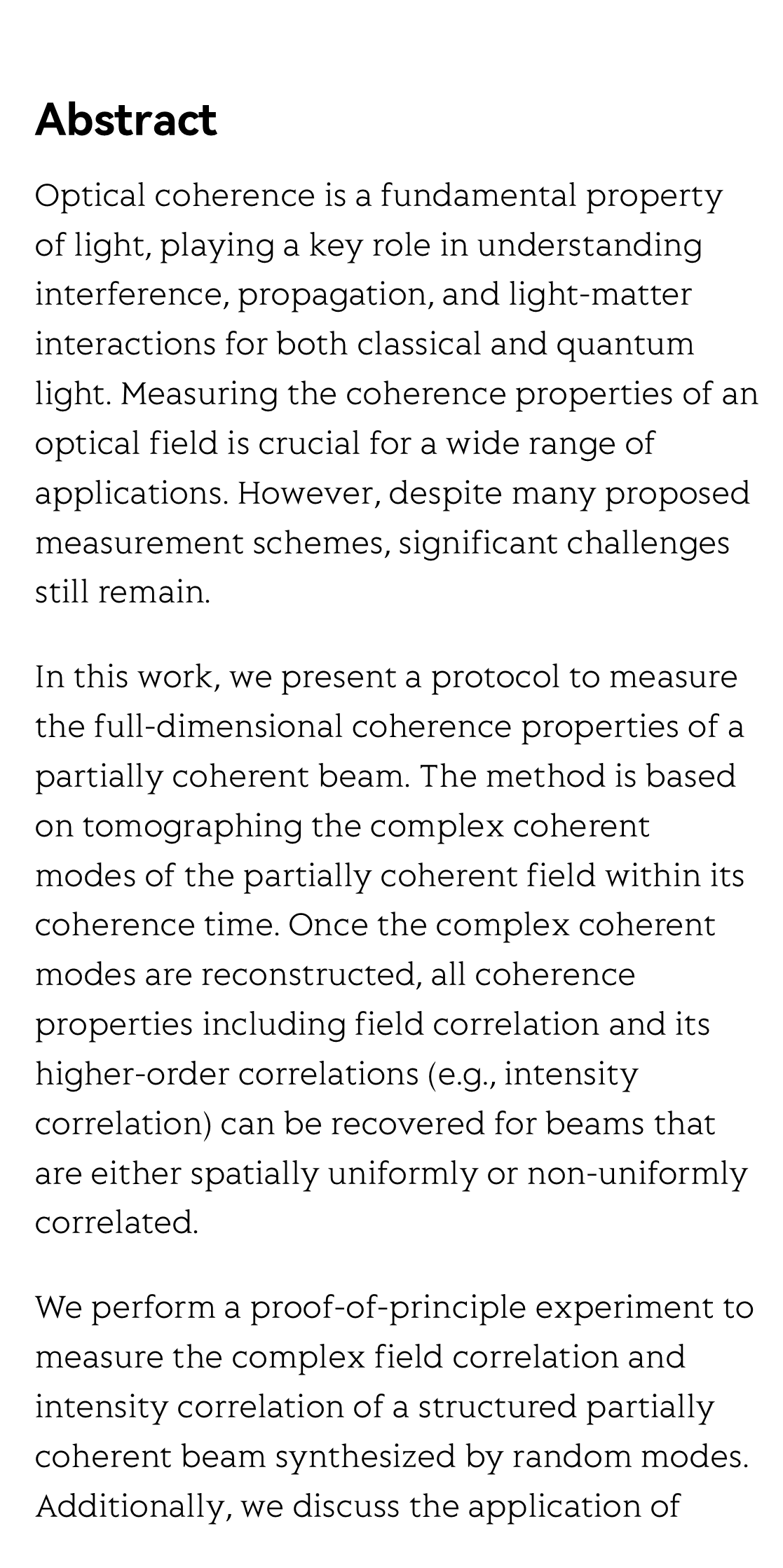 Full-dimensional complex coherence properties tomography for multi-cipher information security_2