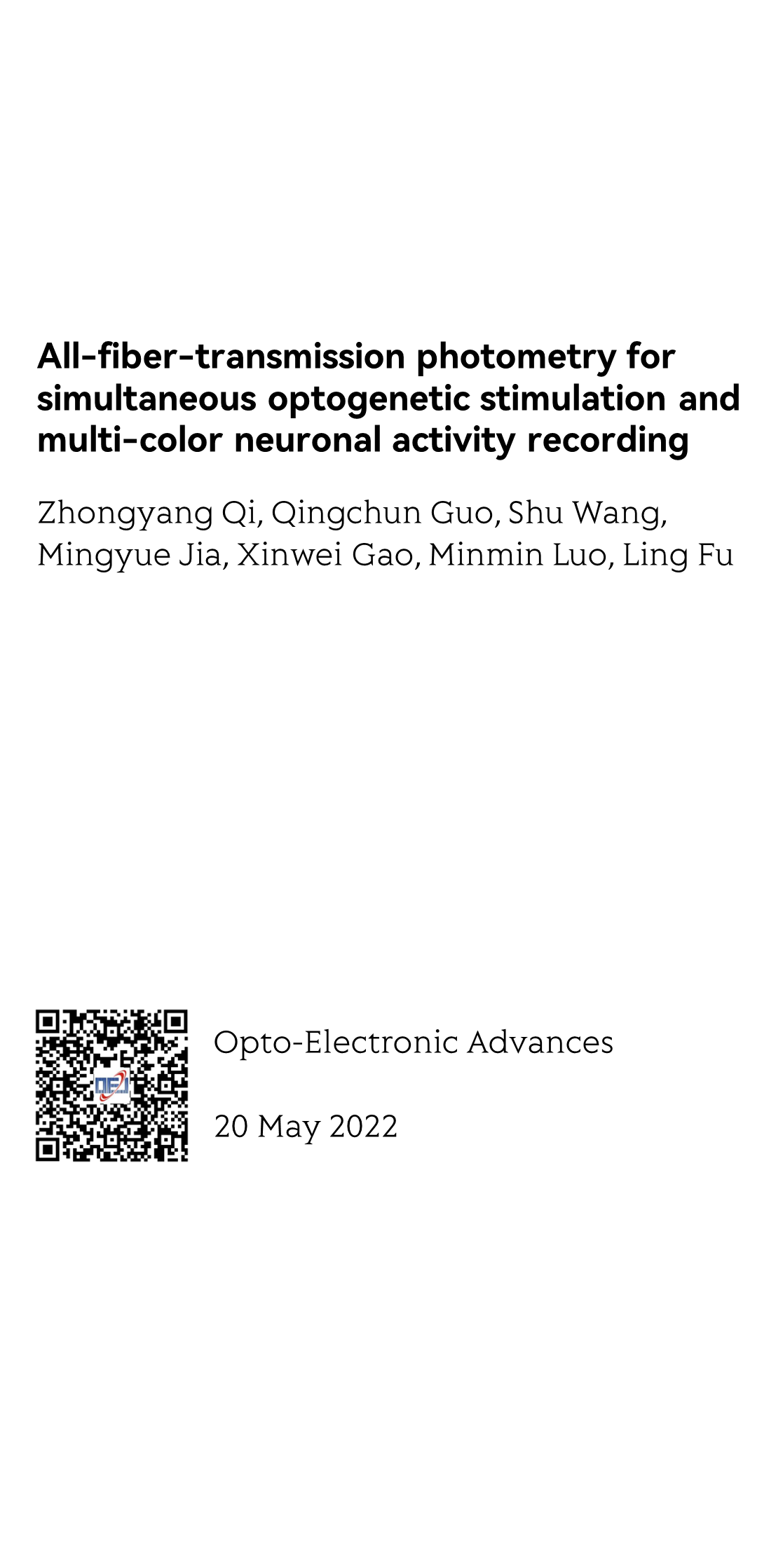 All-fiber-transmission photometry for simultaneous optogenetic stimulation and multi-color neuronal activity recording_1