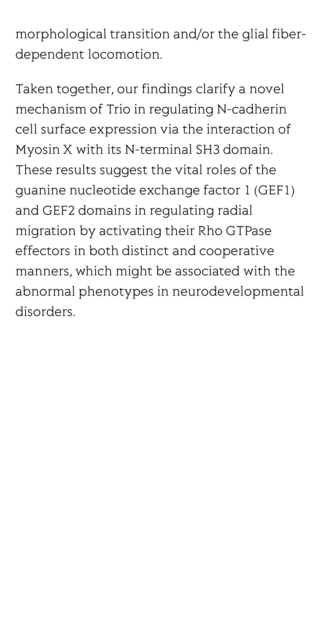 RhoGEF Trio Regulates Radial Migration of Projection Neurons via Its Distinct Domains_3