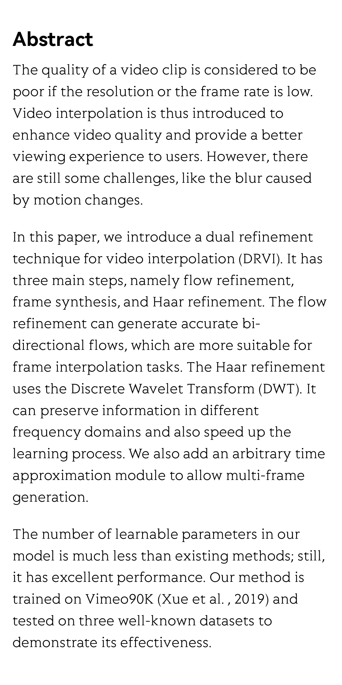 DRVI: Dual Refinement for Video Interpolation_2