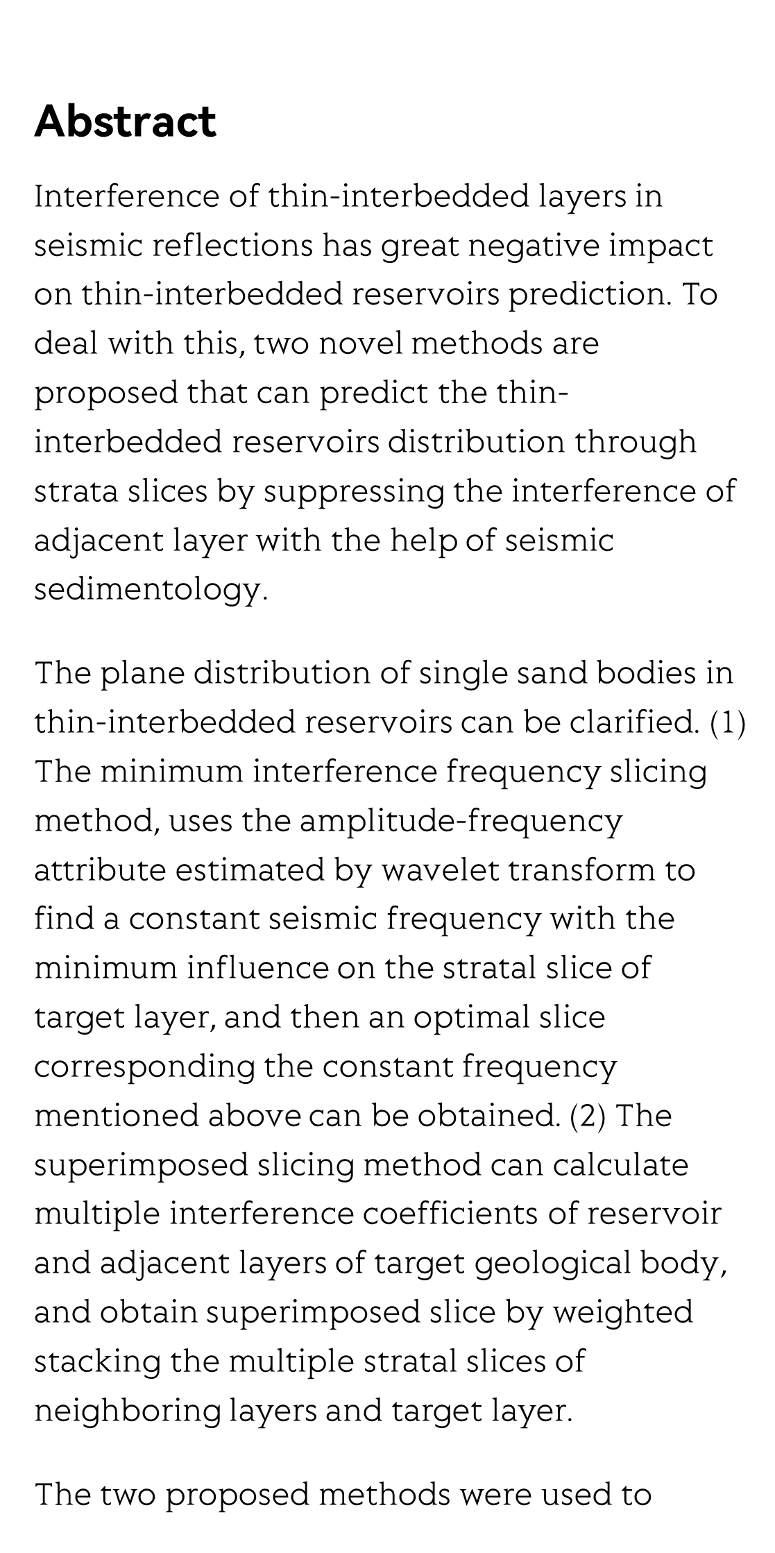 Thin-interbedded reservoirs prediction based on seismic sedimentology_2