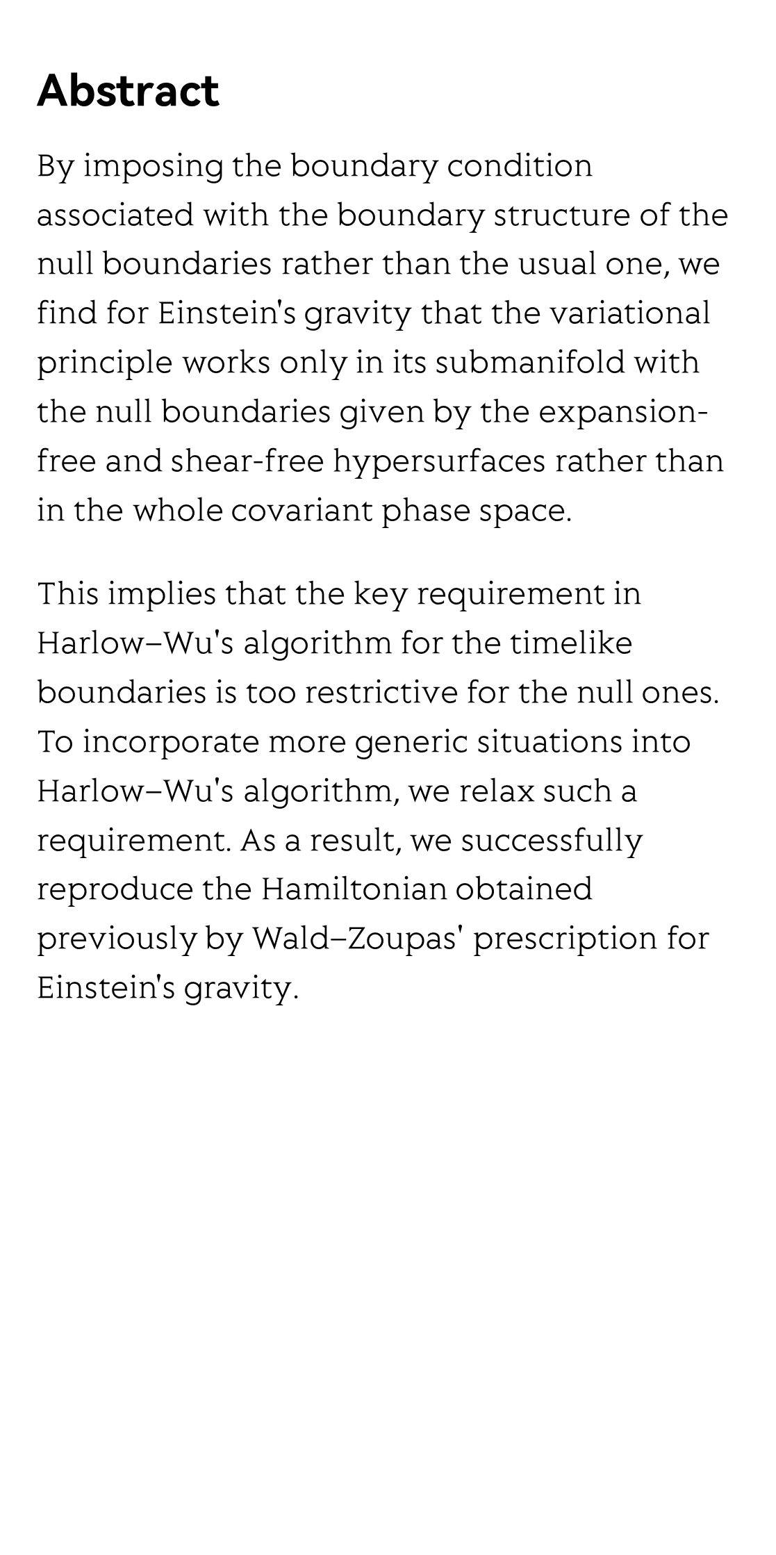 Covariant phase space with null boundaries_2