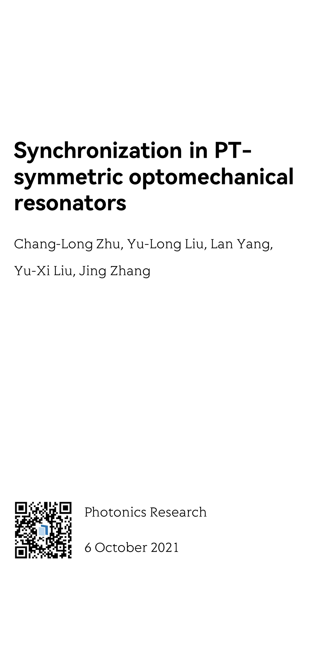 Synchronization in PT-symmetric optomechanical resonators_1