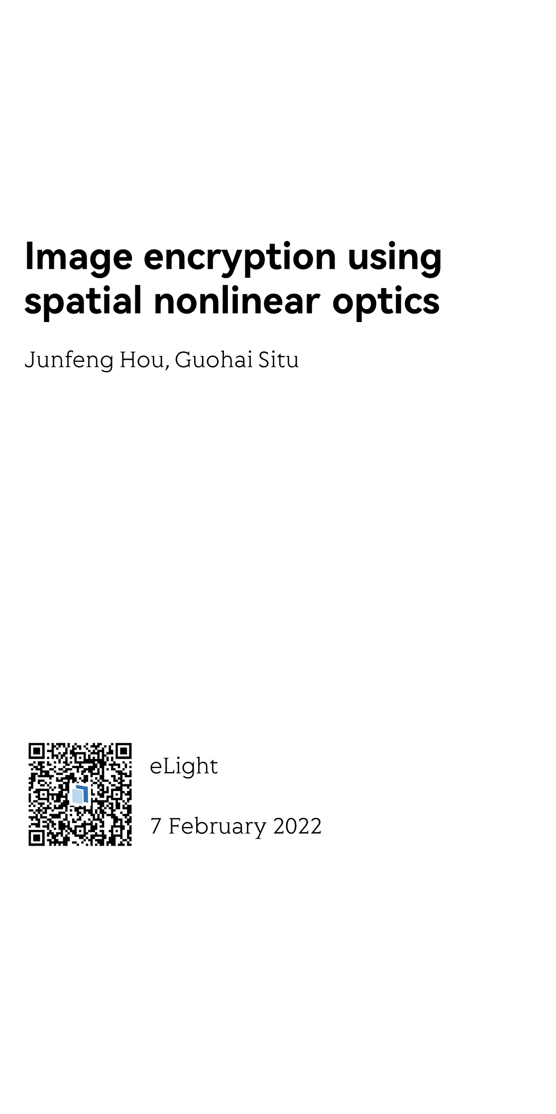 Image encryption using spatial nonlinear optics_1