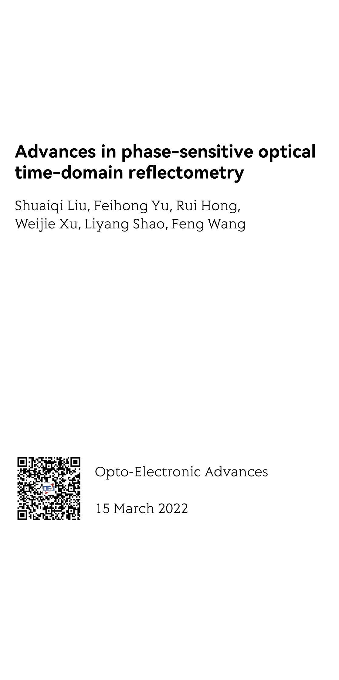 Advances in phase-sensitive optical time-domain reflectometry_1