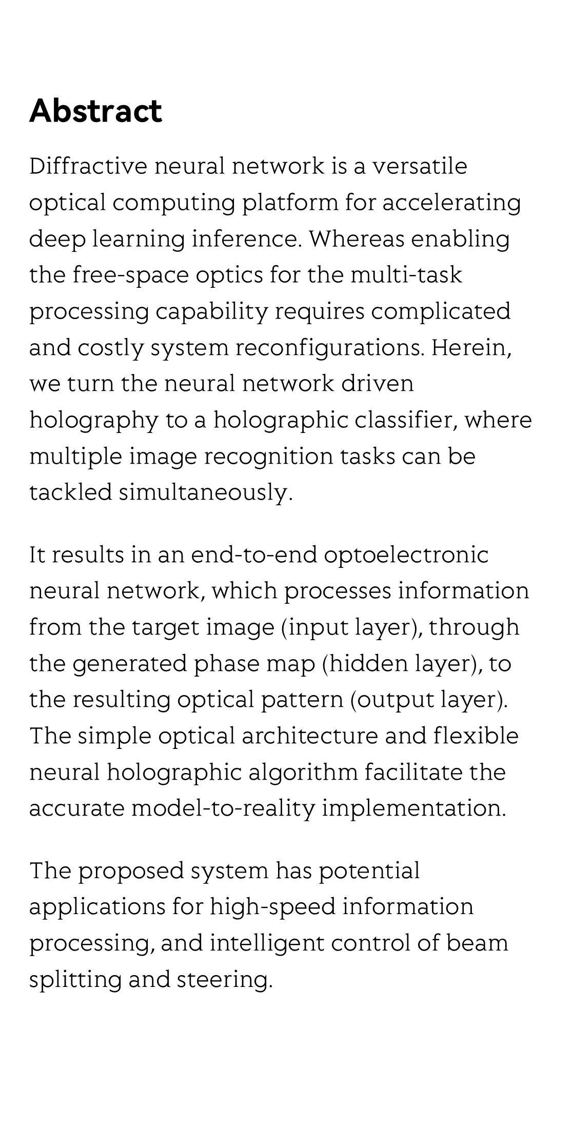 Neural holography enabled multi-beam steering for multi-task classifier_2