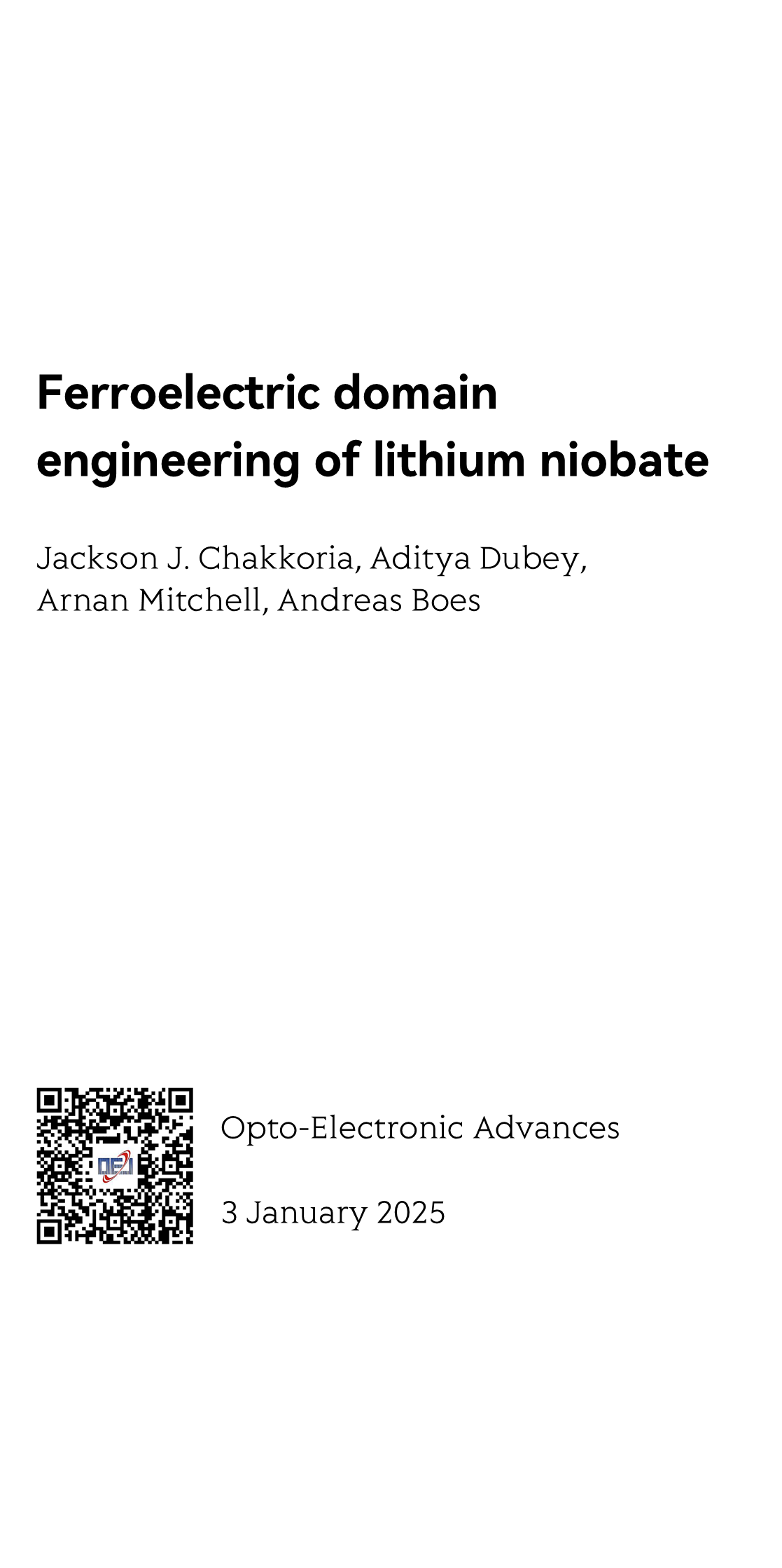 Ferroelectric domain engineering of lithium niobate_1