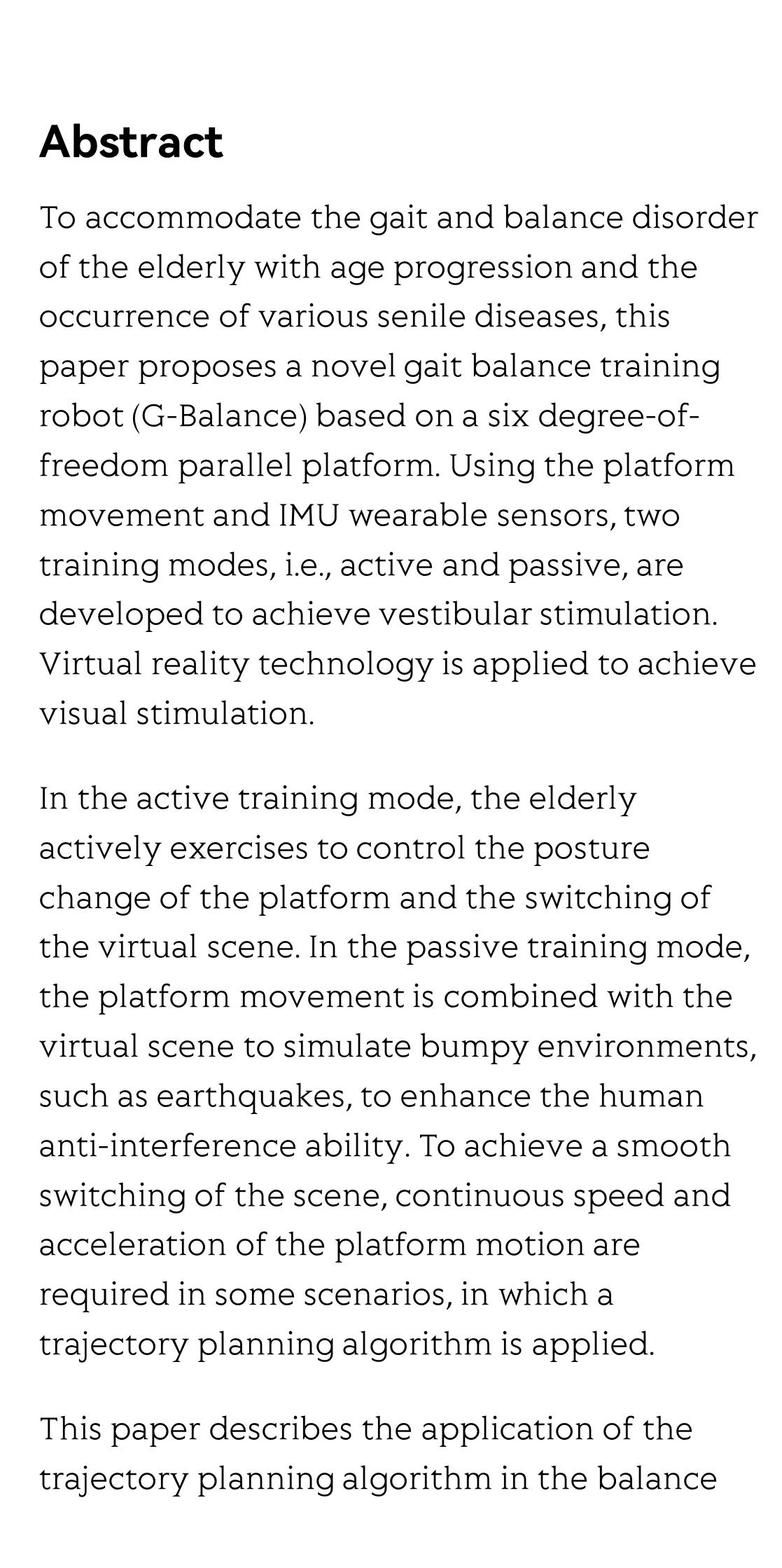 Application of Optimal-Jerk Trajectory Planning in Gait-balance Training Robot_2