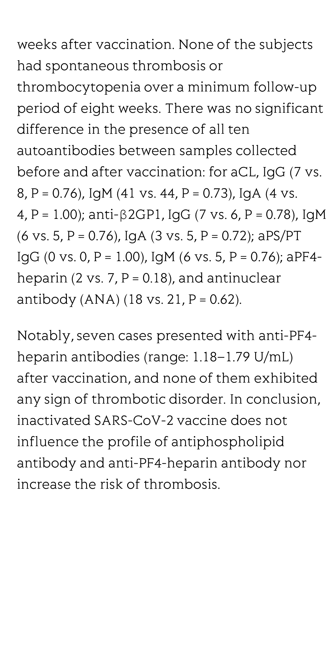 Inactivated SARS-CoV-2 vaccine does not influence the profile of prothrombotic antibody nor increase the risk of thrombosis in a prospective Chinese cohort_3