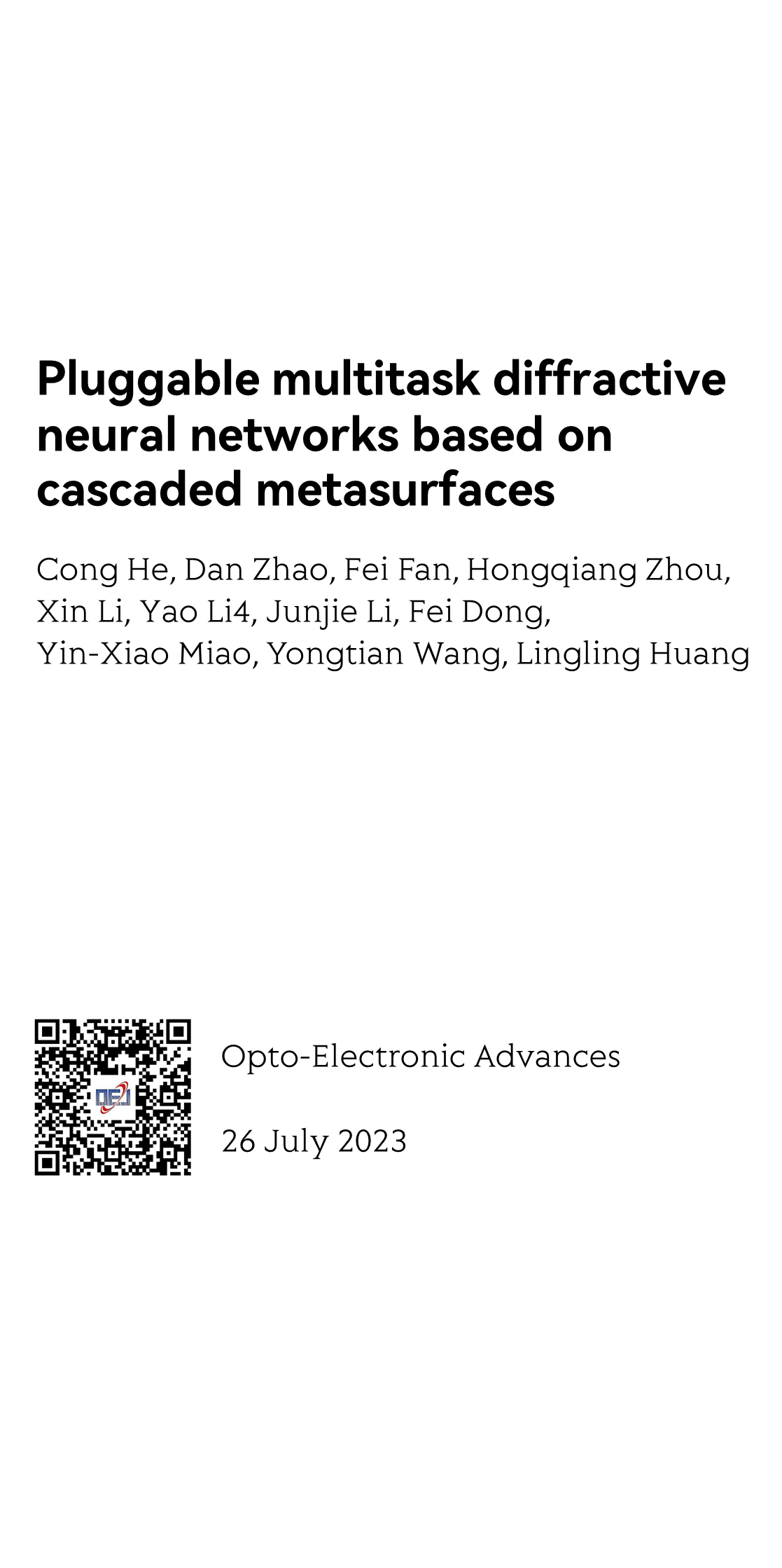 Pluggable multitask diffractive neural networks based on cascaded metasurfaces_1