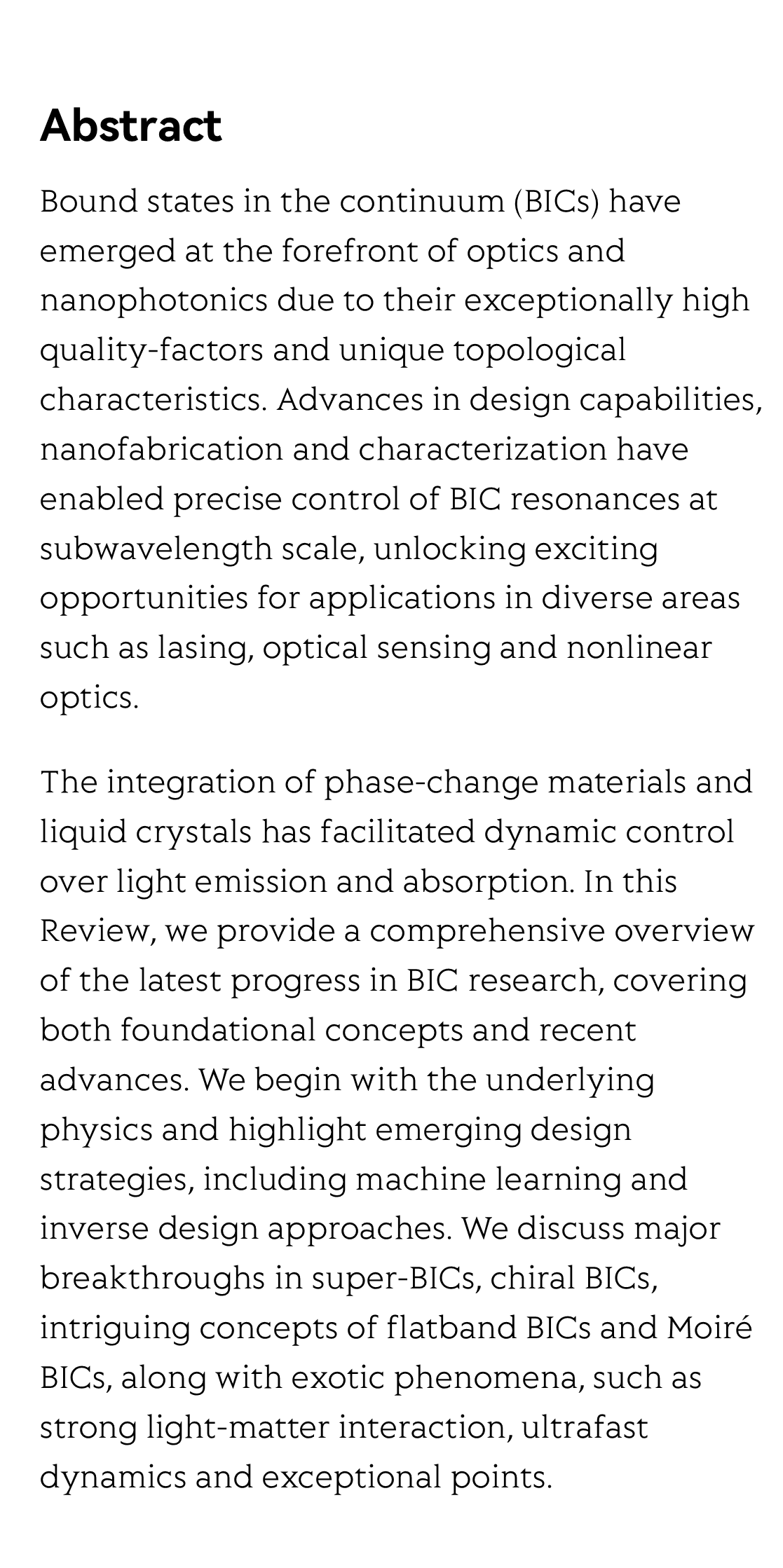 Emerging landscape of photonic bound states in the continuum for next-generation metadevices_2