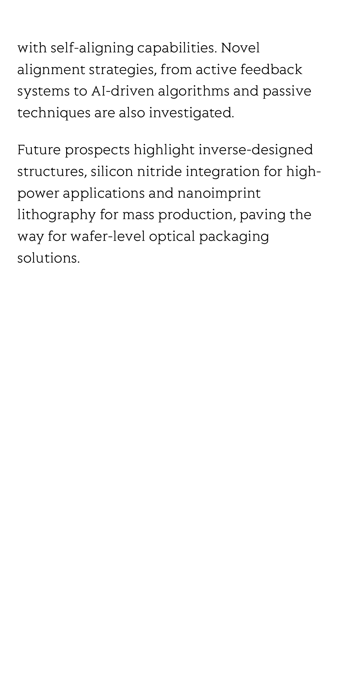 Optical packaging of photonic integrated circuits: bottlenecks and potential solutions_3