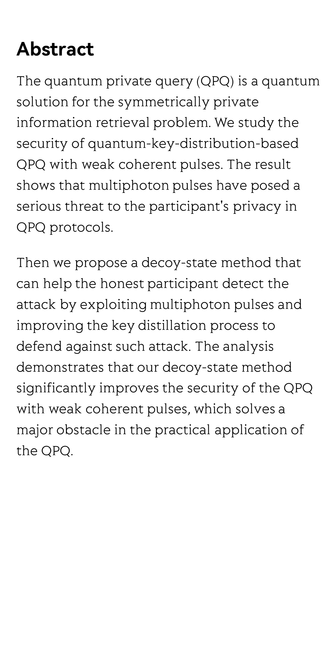 Decoy-State Method for Quantum-Key-Distribution-Based Quantum Private Query_2