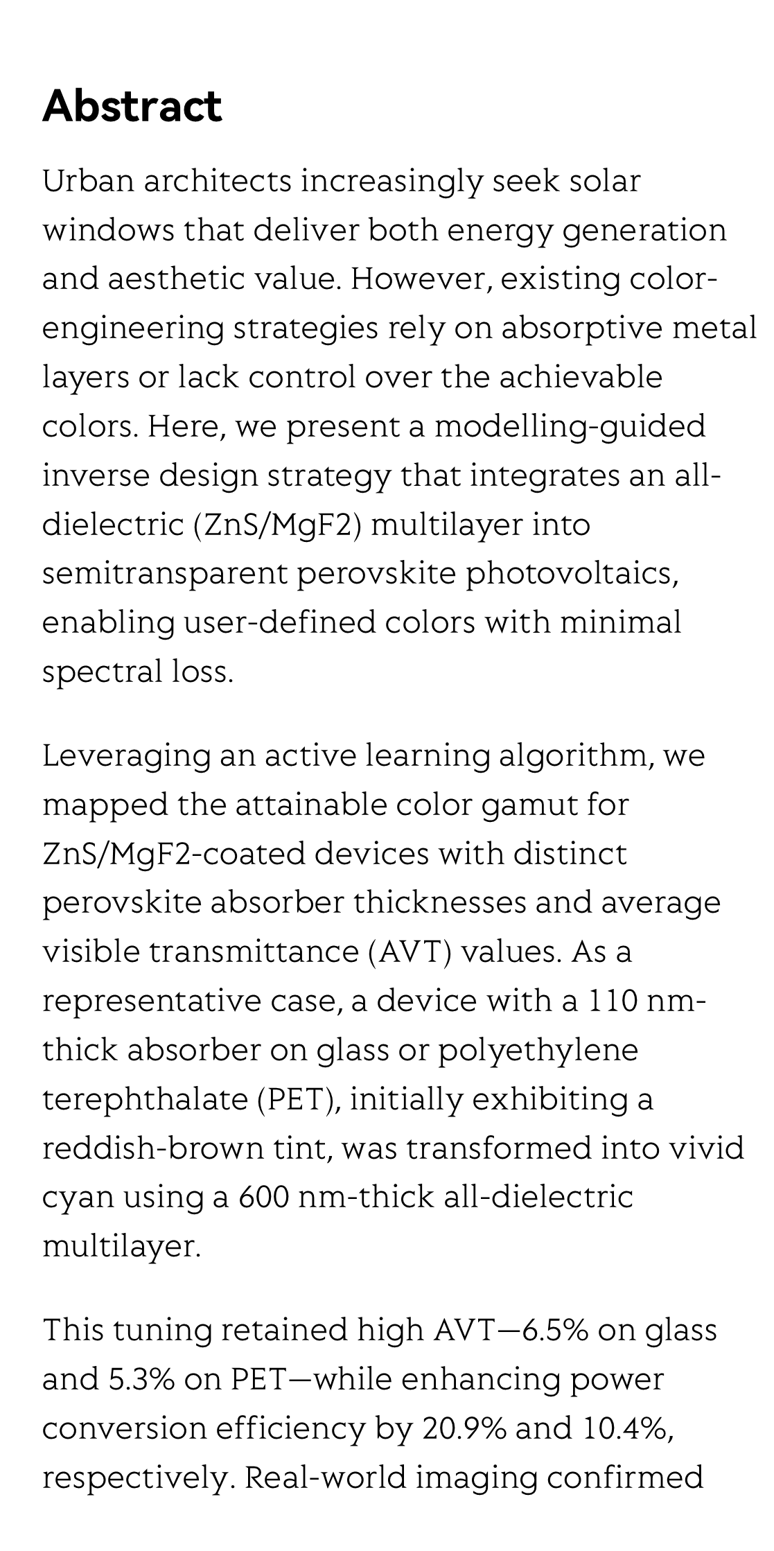 Modelling-guided inverse design strategy for semitransparent perovskite photovoltaics with customized colors_2