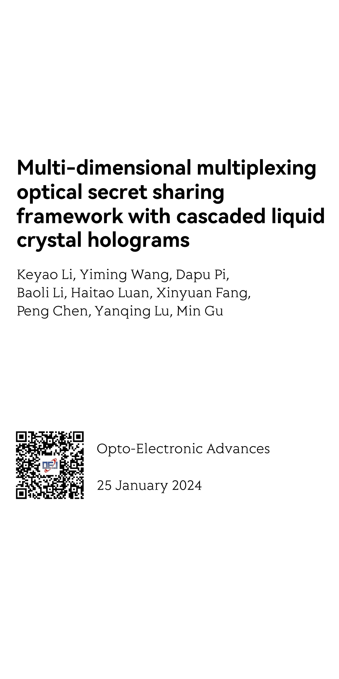 Multi-dimensional multiplexing optical secret sharing framework with cascaded liquid crystal holograms_1