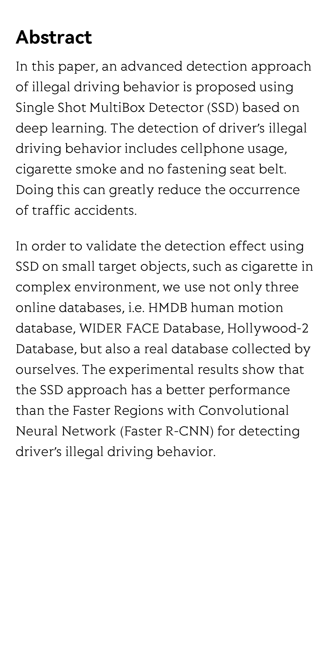 Driver's Illegal Driving Behavior Detection with SSD Approach_2