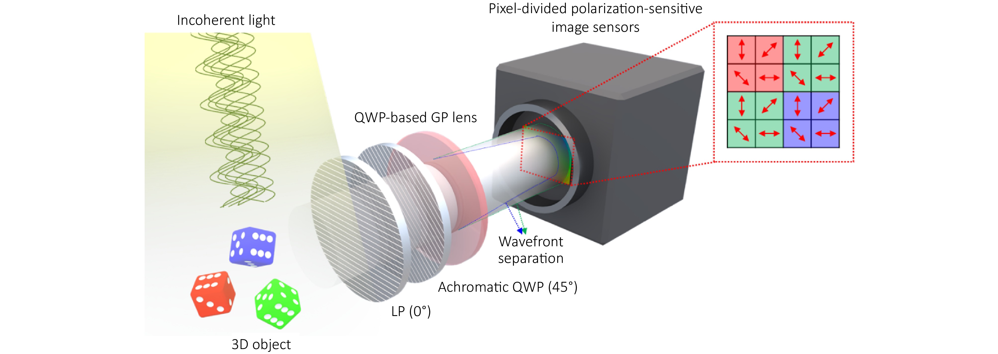 High-fidelity full-color self-interference incoherent digital holography via quarter-wave geometric phase optics_4