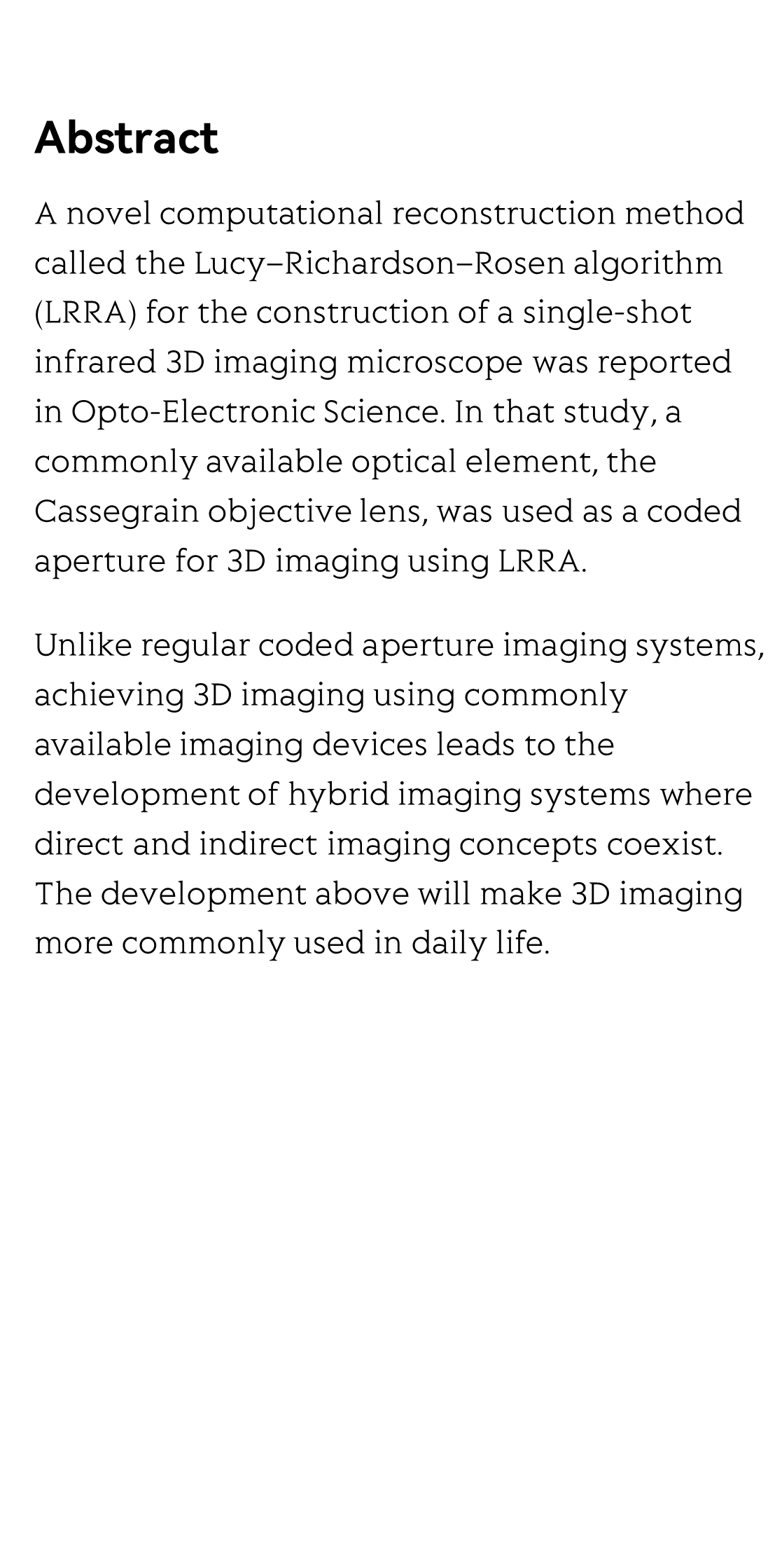 Adding dimensions with Lucy–Richardson–Rosen algorithm to incoherent imaging_2