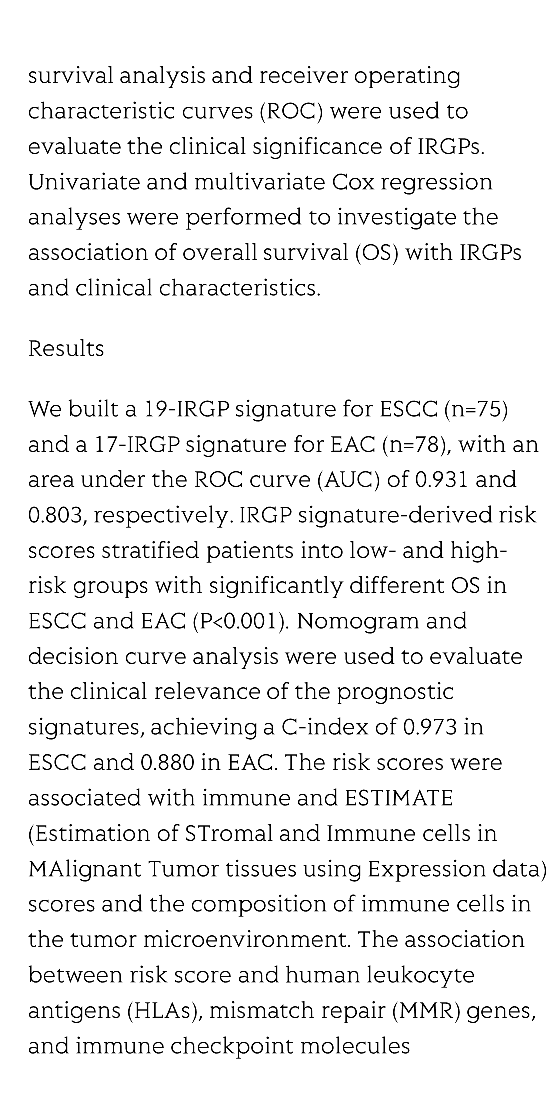 Development of immune gene pair-based signature predictive of prognosis and immunotherapy in esophageal cancer_3